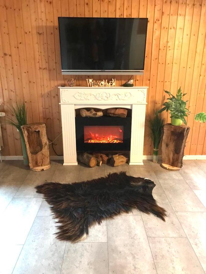 Kranich-Holzferienhaus 'Kleine Auszeit' Rehden Extérieur photo