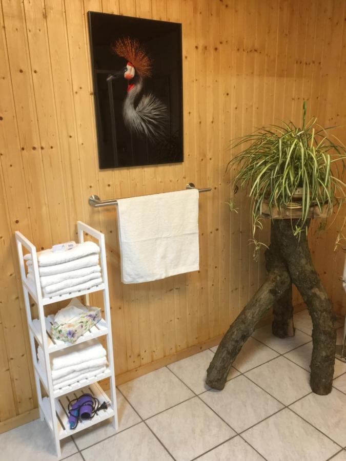 Kranich-Holzferienhaus 'Kleine Auszeit' Rehden Extérieur photo