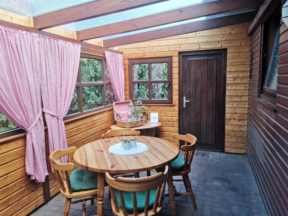 Kranich-Holzferienhaus 'Kleine Auszeit' Rehden Extérieur photo