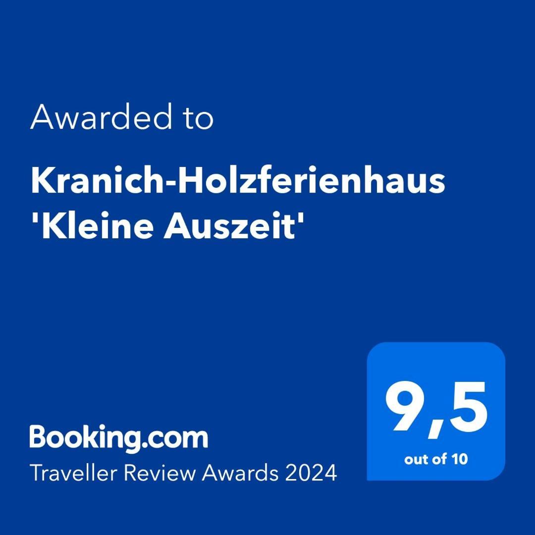 Kranich-Holzferienhaus 'Kleine Auszeit' Rehden Extérieur photo